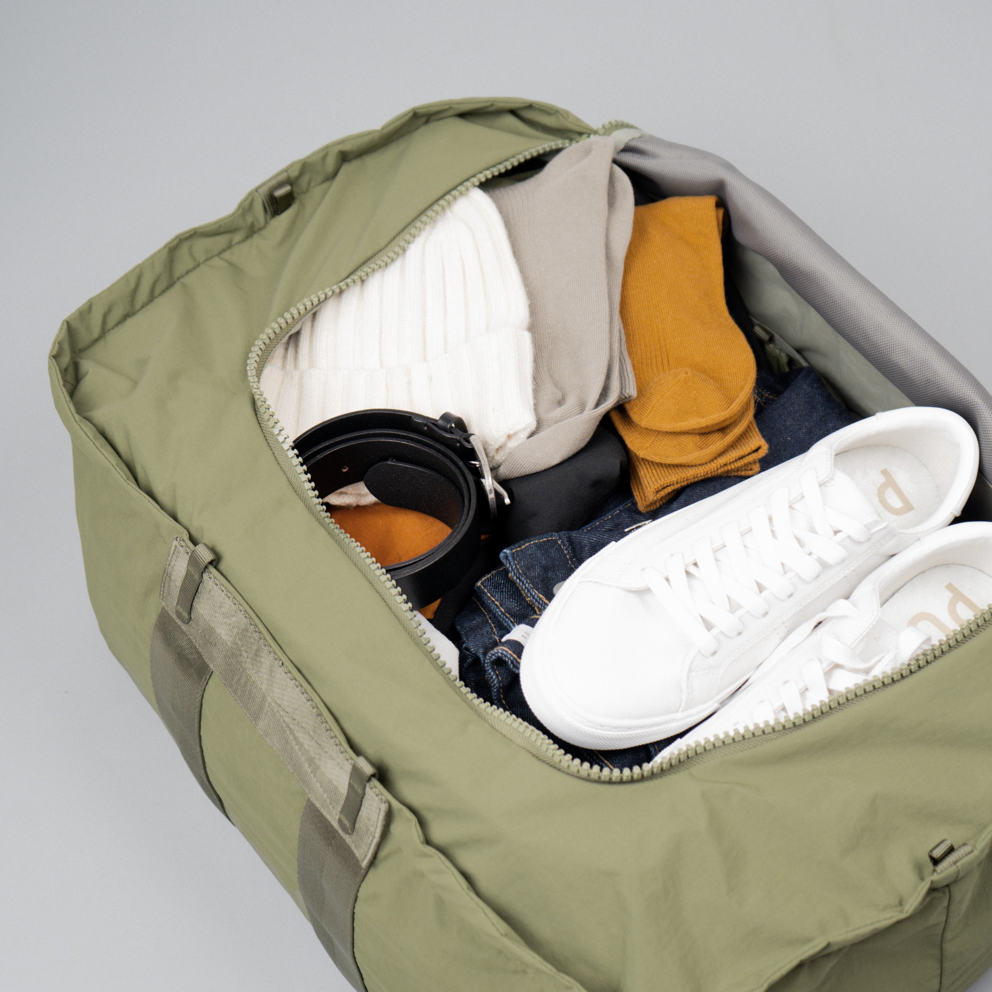 topologie Duffle Large オリーブグリーン　ストラップ付き Summit Duffle Large – Topologie EU