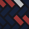 Navy Patterned