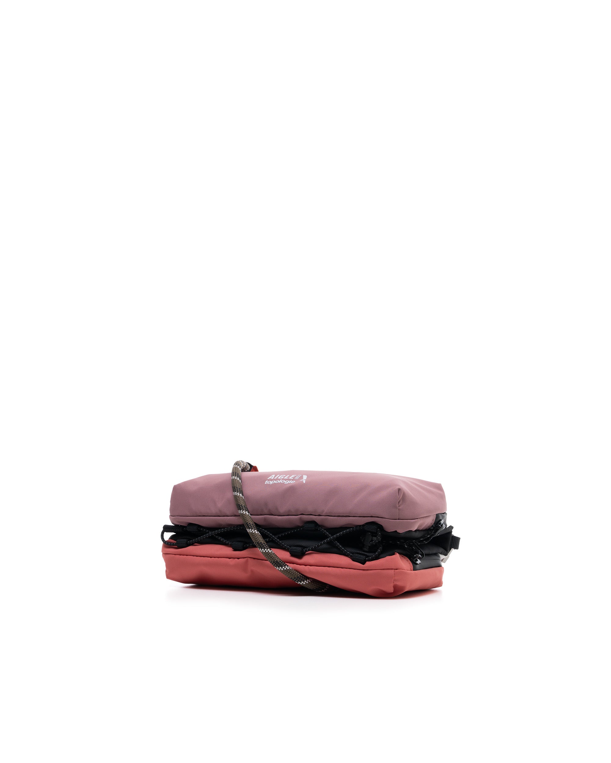 Topologie x Aigle Trio Colour Bottle Sacoche Medium / Gris Rose
