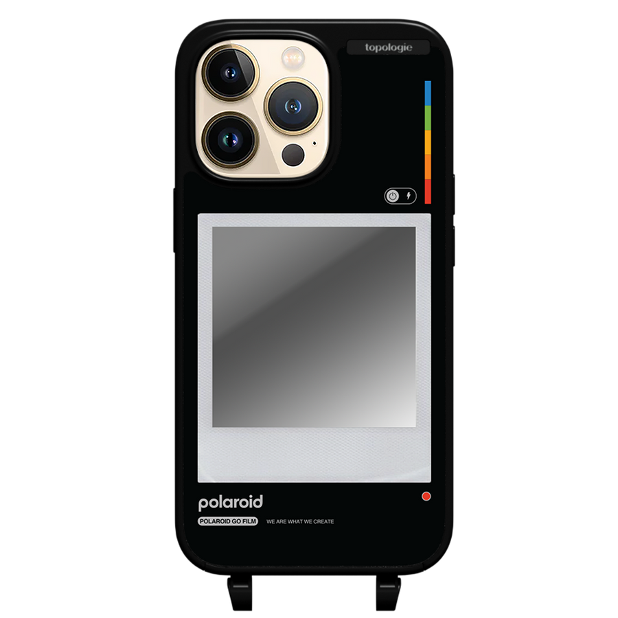 Polaroid x Topologie Bump Phone Case / Matte Black / Silver Mirror / Frame Black