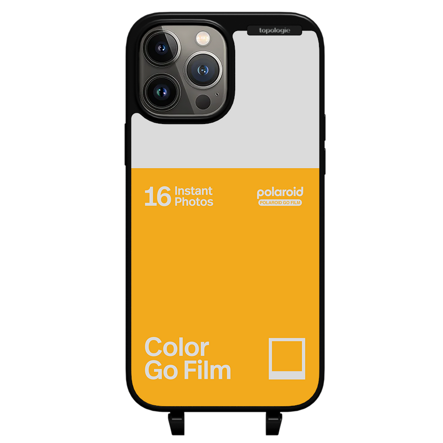 Polaroid x Topologie Bump Phone Case / Matte Black / Color Go Film Sunset