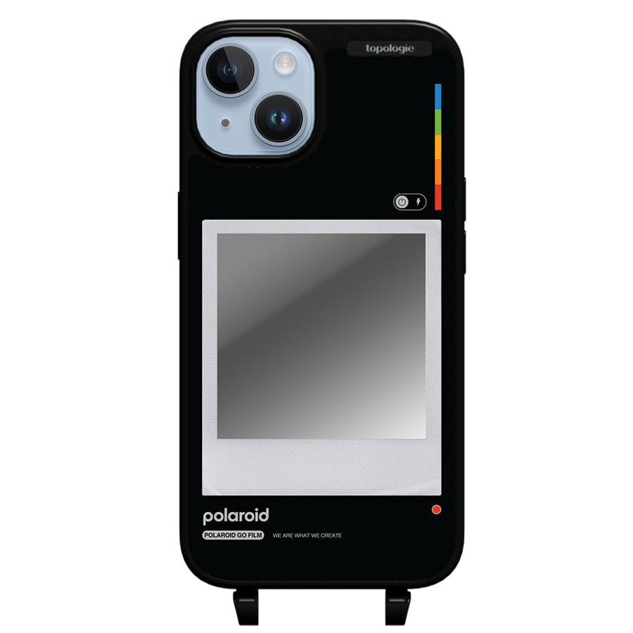 Polaroid x Topologie Bump Phone Case / Matte Black / Silver Mirror / Frame Black