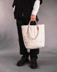 Loop Tote / Puffer / Off White  / 10mm Peach Melange