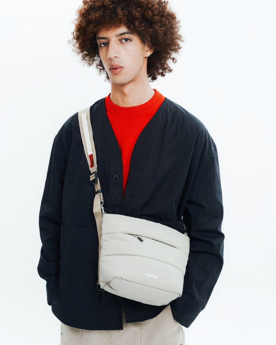 Besace / Off White (Puffer) / To-go Strap Wide / Pebble