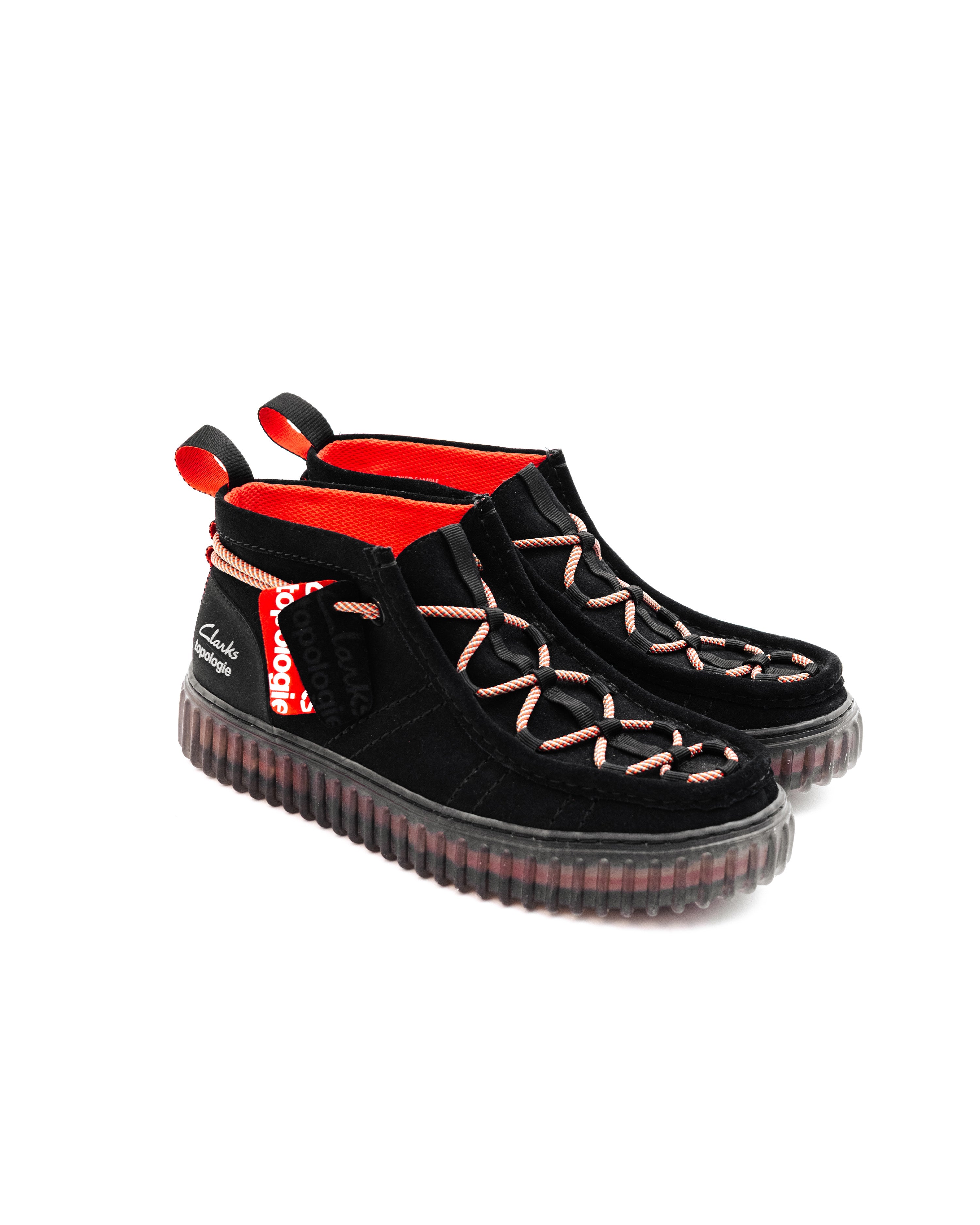 Topologie x Clarks Footwear Torhill Hi / Interest Black