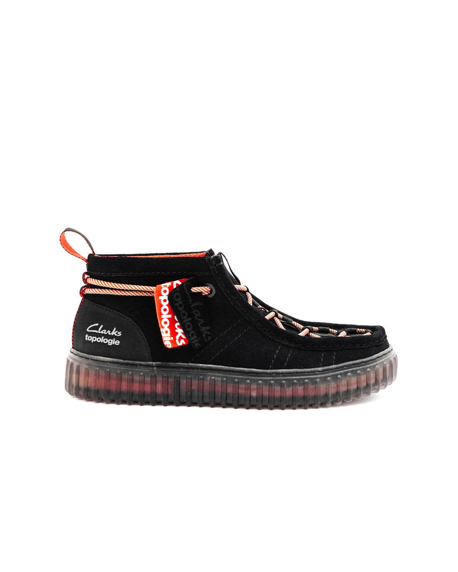 Topologie x Clarks Footwear Torhill Hi / Interest Black