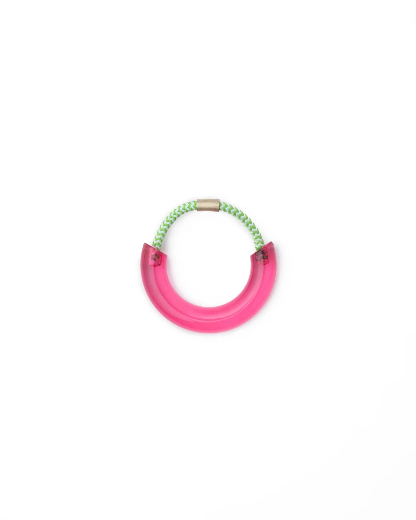 Camilla De Feo Rope Hoop Earring / Pink Lemonade 3.0mm