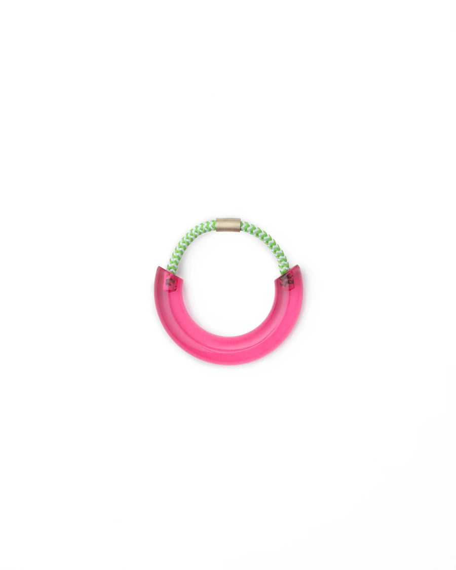 Camilla De Feo Rope Hoop Earring / Pink Lemonade 3.0mm