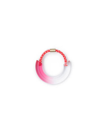 Camilla De Feo Rope Hoop Earring / Neon Pink 3.0mm