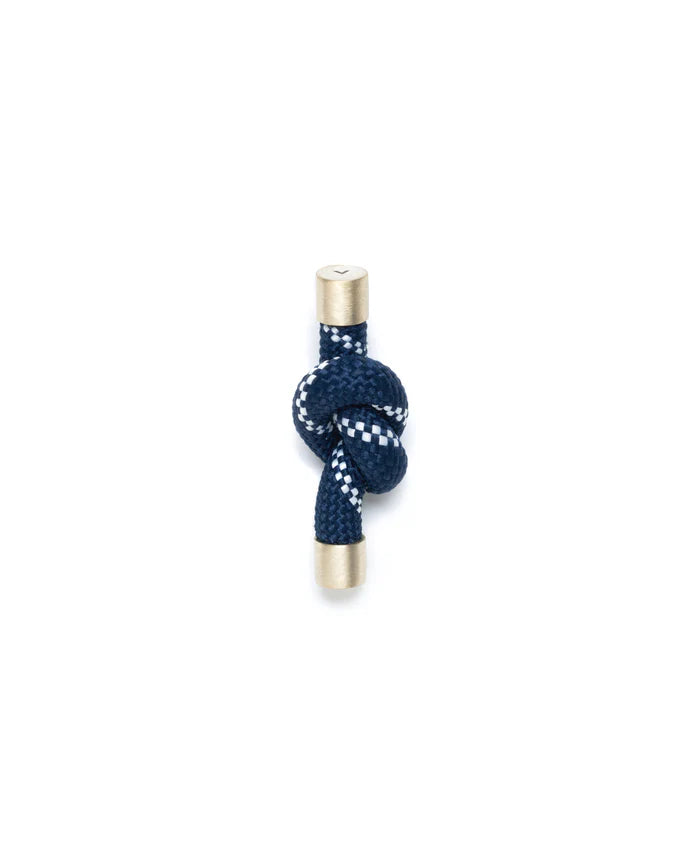 Camilla De Feo Rope Knot Earring / Navy
