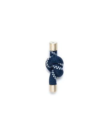 Camilla De Feo Rope Knot Earring / Navy