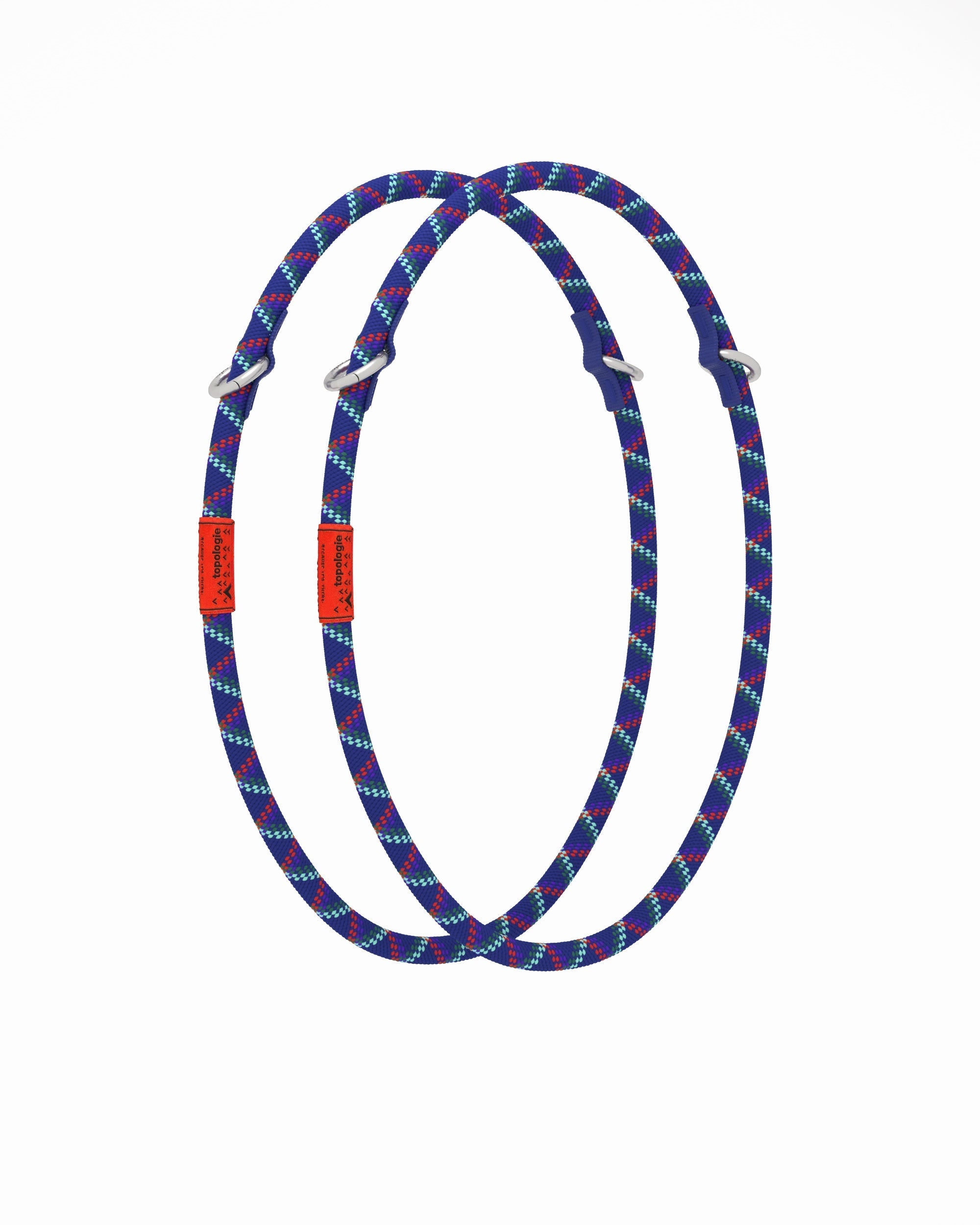Boucle de corde de 10 mm / Hélice bleu encre