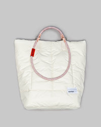 Loop Tote / Puffer / Off White  / 10mm Peach Melange