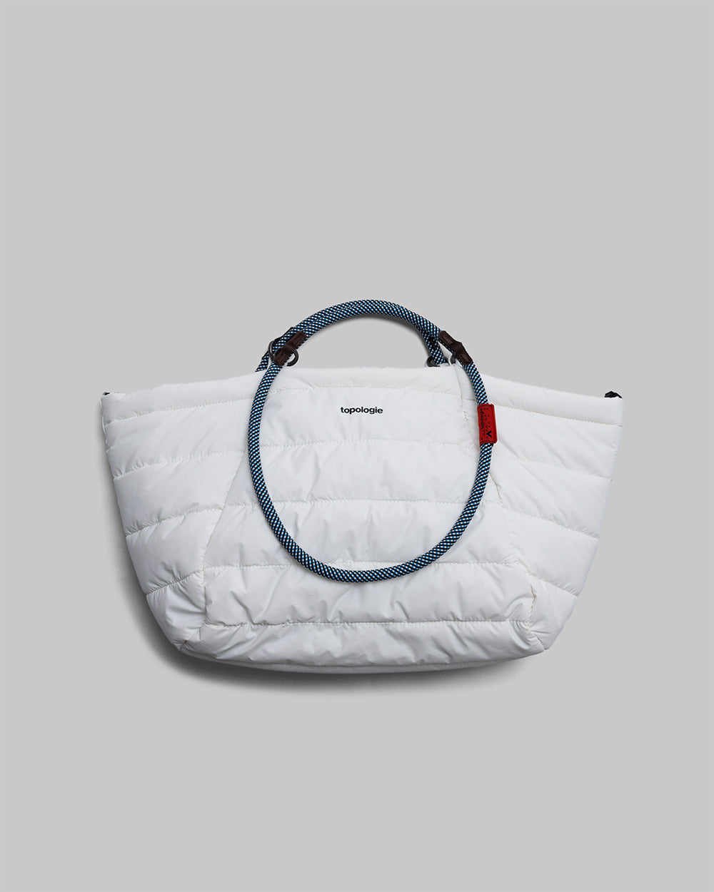 Sac fourre-tout « Marche » moyen / Couleur « Marshmallow » / Boucle en corde de 10 mm / Motif « Magpie Lattice »
