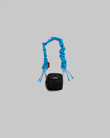 Mini Utility Sacoche / Black / Bungee Wrist Strap / Atomic Blue