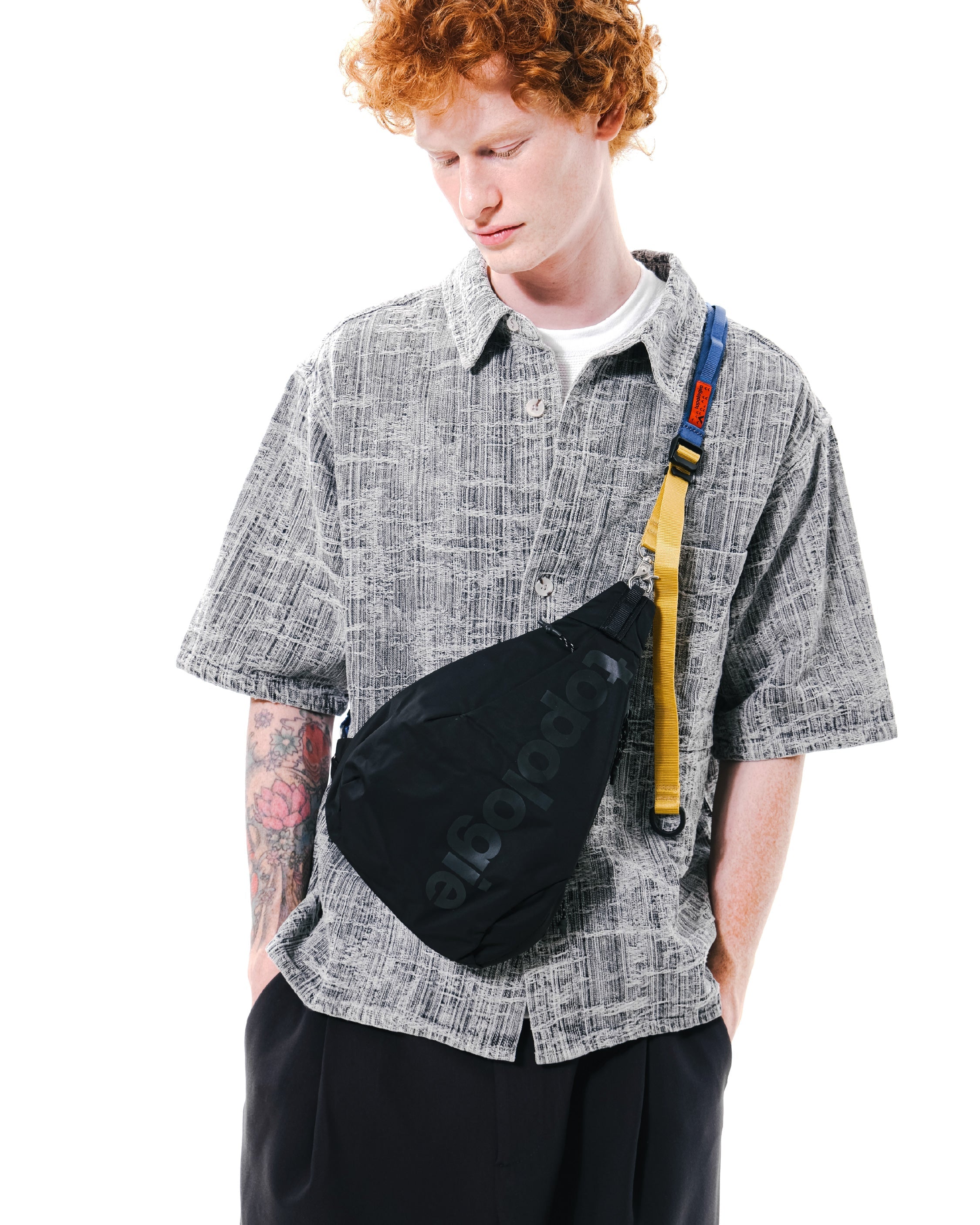 Sling Messenger Small / Moss / Sling polyvalent / Bleu marine