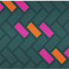 Deep Teal Patterned