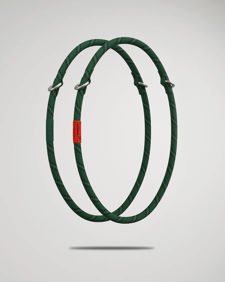 10mm Rope Loop / Green Patterned