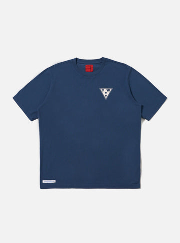 Topologie X Universal Works Print Tee / Navy