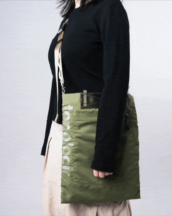 Utility Vertical Tote / Black / Utlity Sling Wide Black
