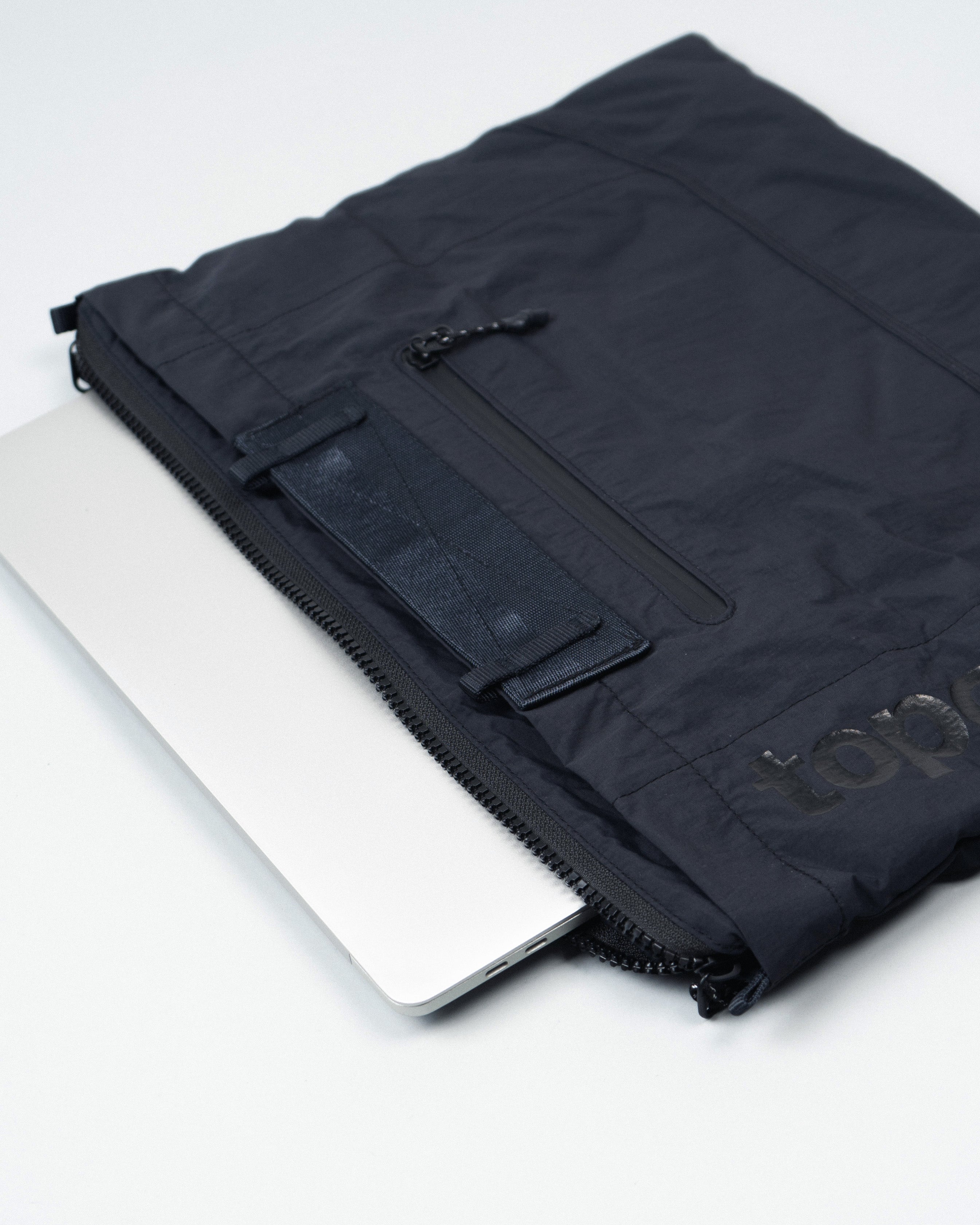 Utility Tote / Black / Utility Sling Wide Khaki