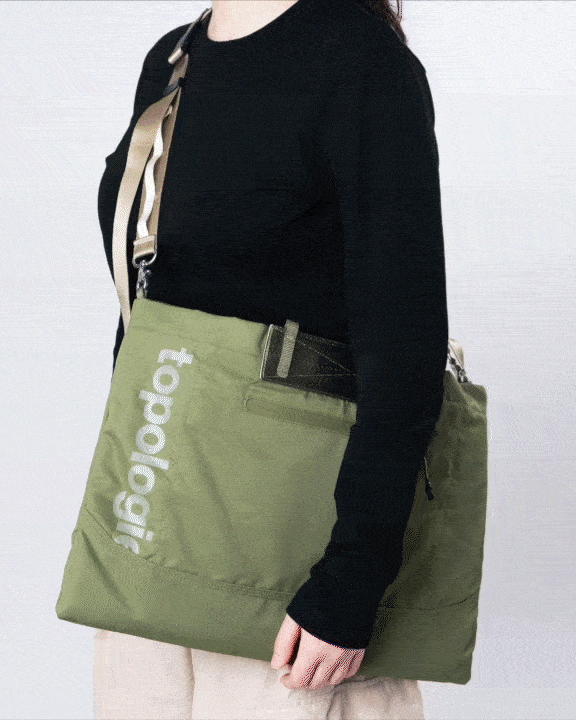 Utility Messenger / Olive / Utlity Sling Wide Black