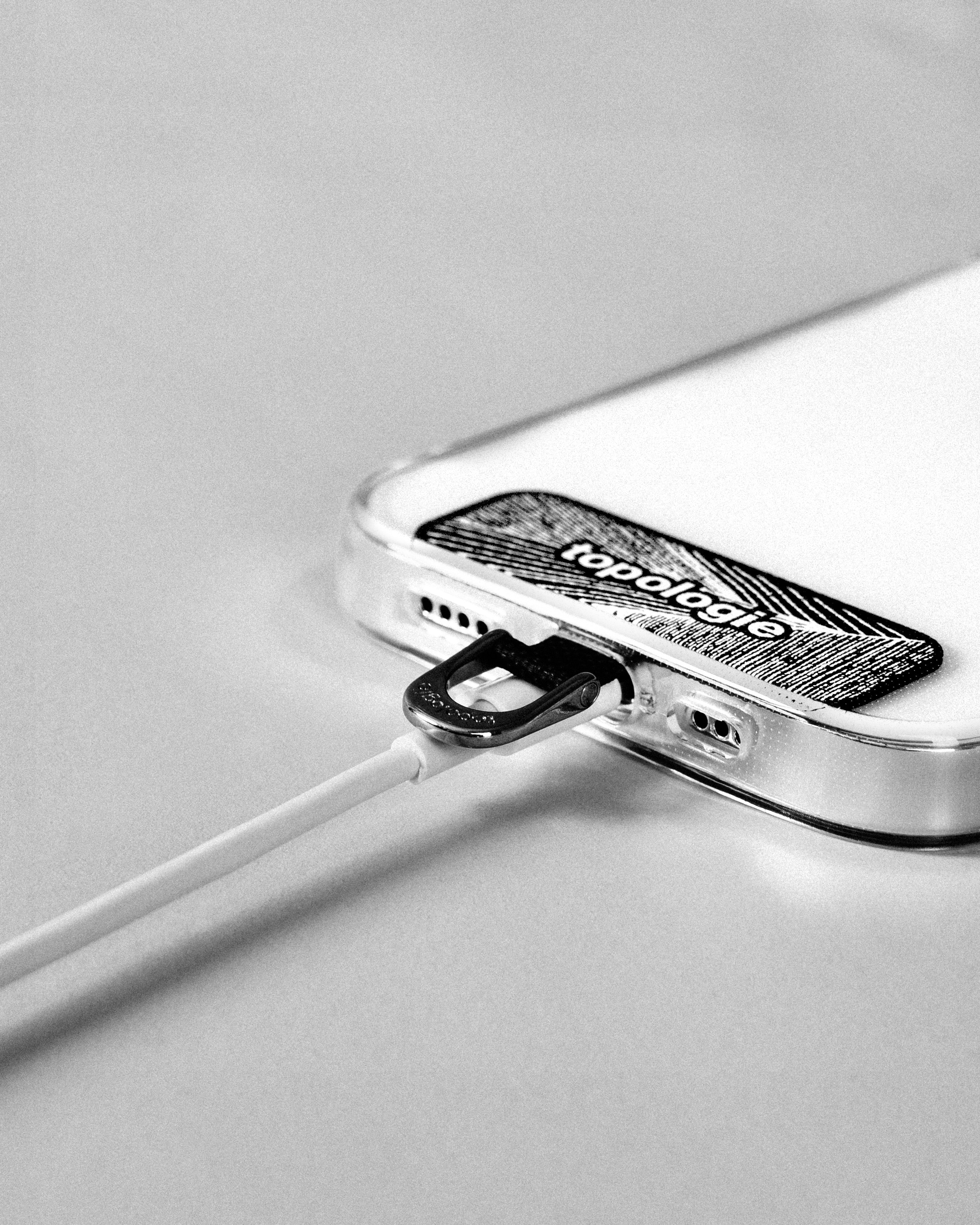 6.0mm Rope / Black Solid + Phone Strap Adapter