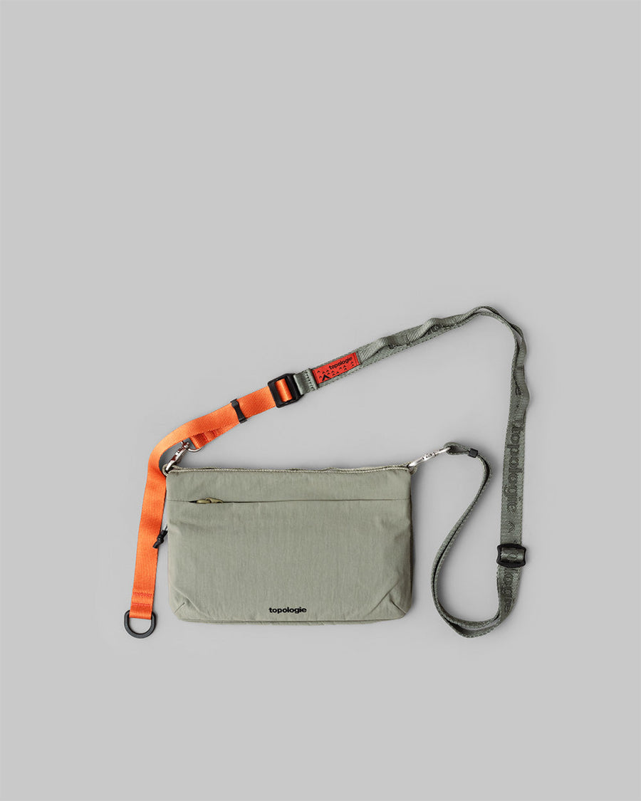 Flat Sacoche Small / Moss (Papery) / Utility Sling / Woods