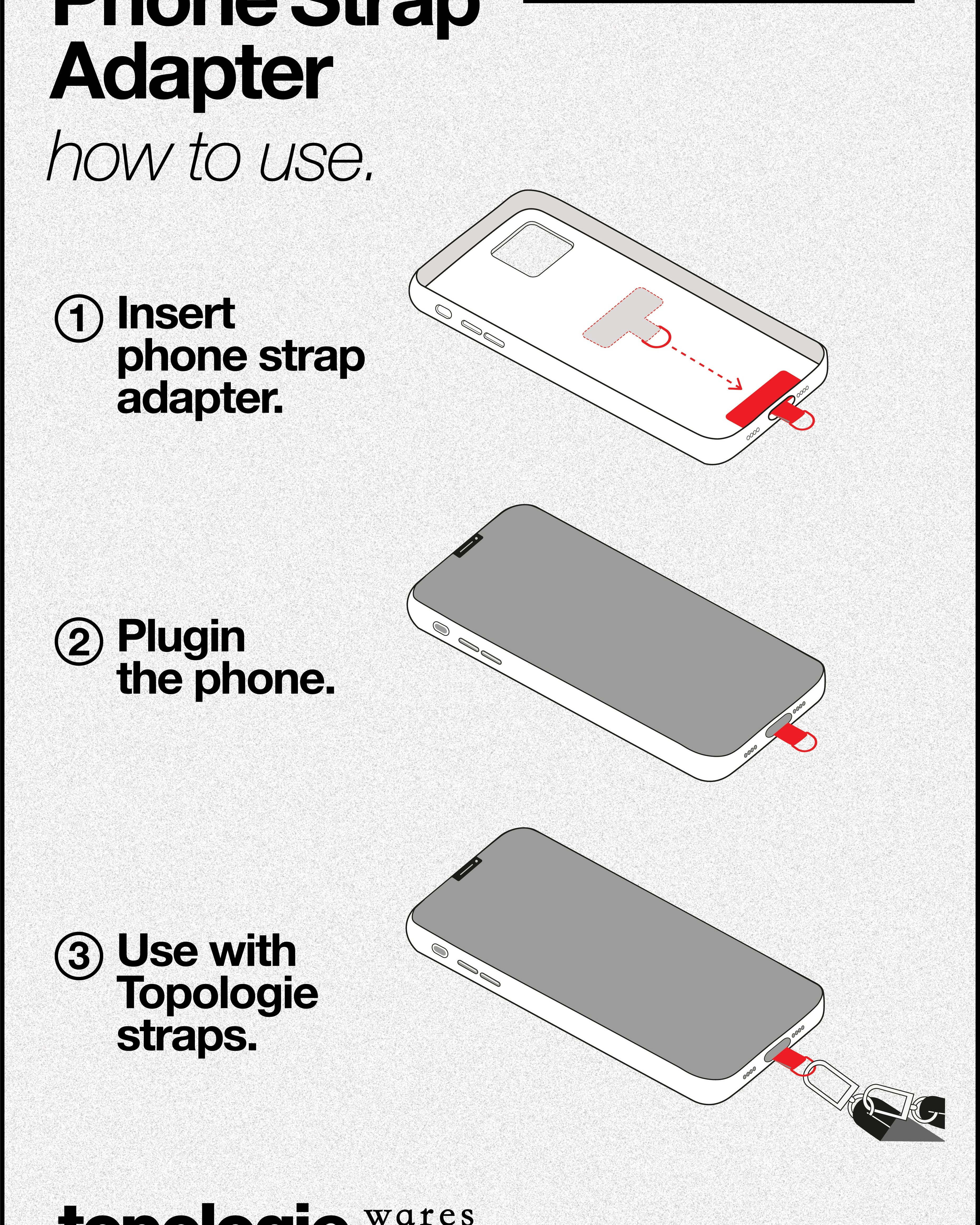 Adaptateur pour dragonne de téléphone