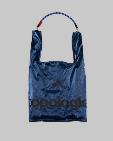 Konbini Bag / Marine Blue Metallic / Metallic / 10mm Wrist Strap / Ink Blue Helix