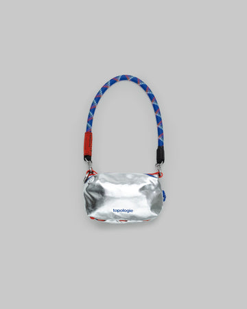Mini Bottle Sacoche / Satellite / Metallic / 10mm Wrist Strap / Ink Blue Helix