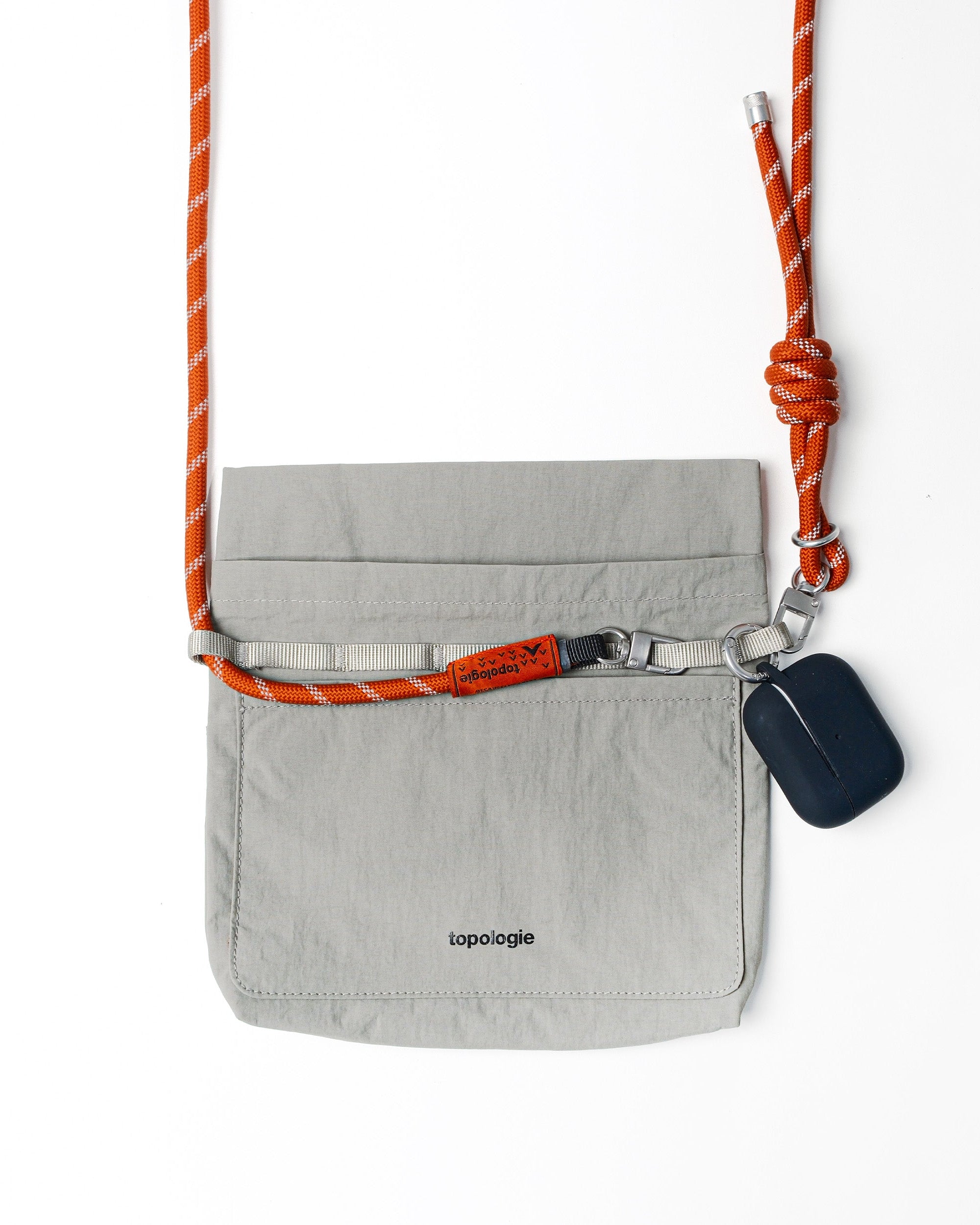 Musette Small / Black (Tech Sateen) / 20mm Sling / Moss Stripe