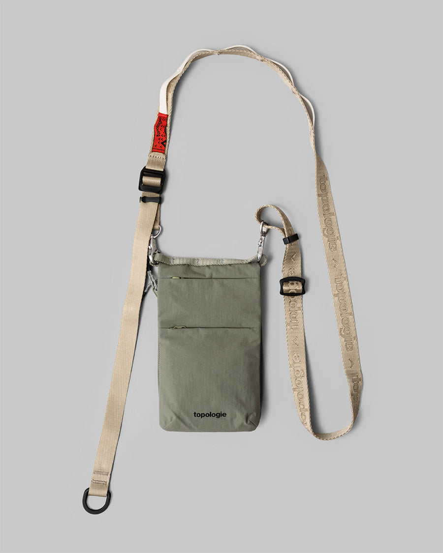 Phone Sacoche / Moss (Papery) / Utility Sling / Khaki