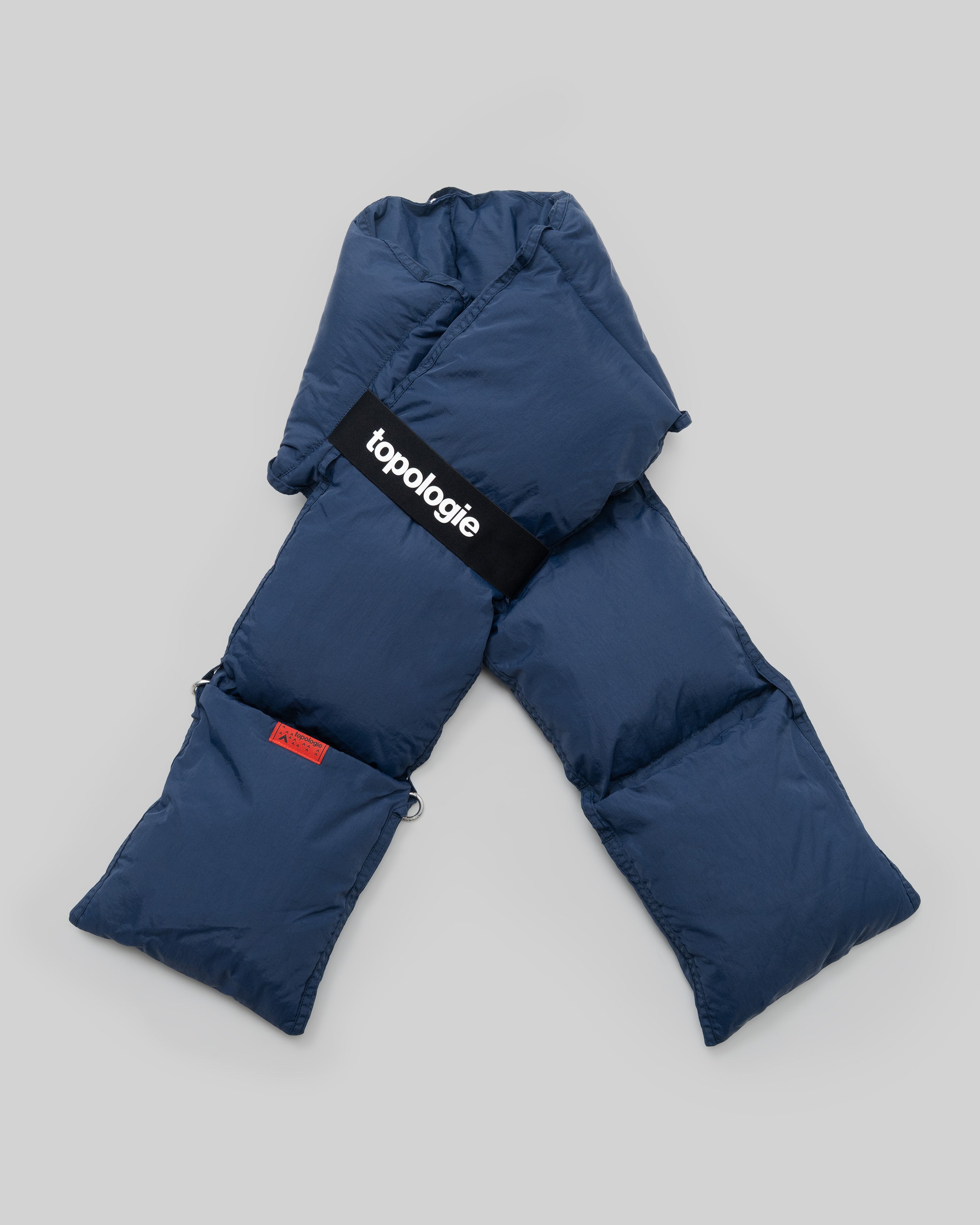 topologie マフラー Puffer Scarf Marine Blue Puffer Scarf – Topologie EU