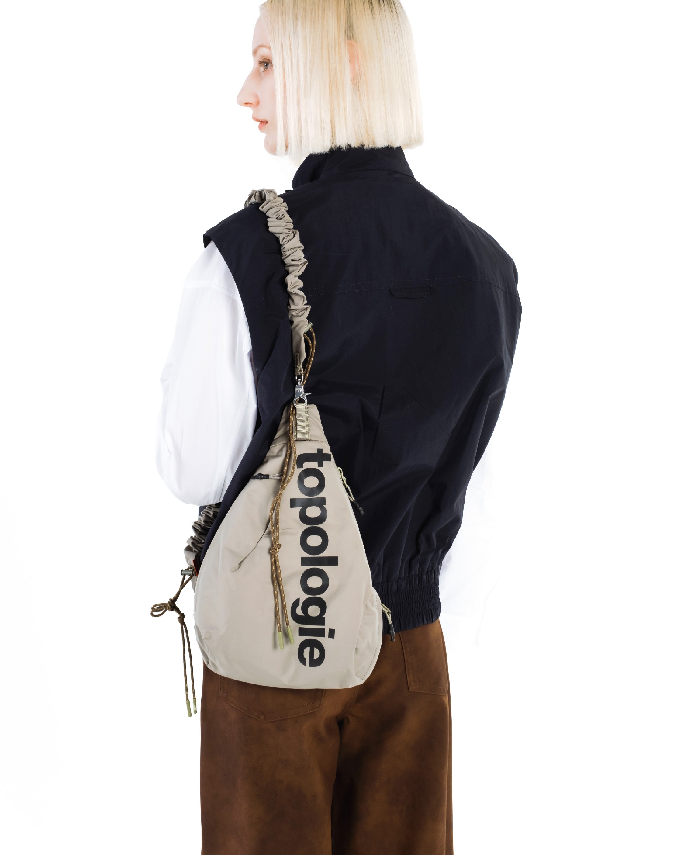 Sling Messenger Small / Moss / Sling polyvalent / Bleu marine