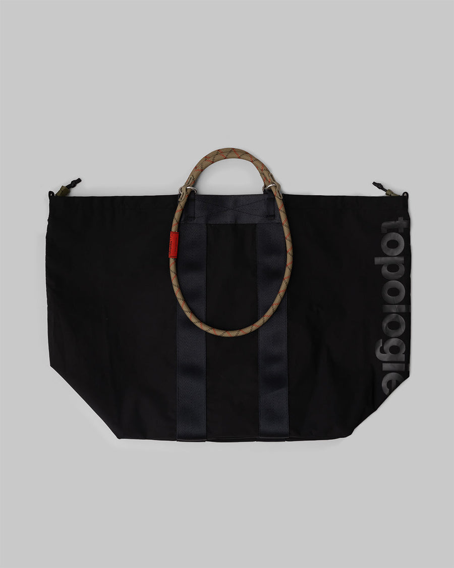 Summit Tote Large / Black / 10mm Rope Loop / Sand Helix