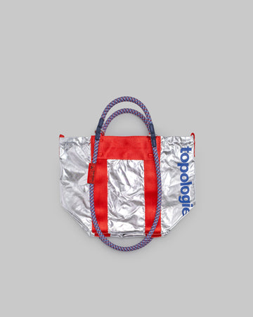 Summit Tote Small / Satellite / Metallic / 10mm Rope Loop / Purple Aster Mix