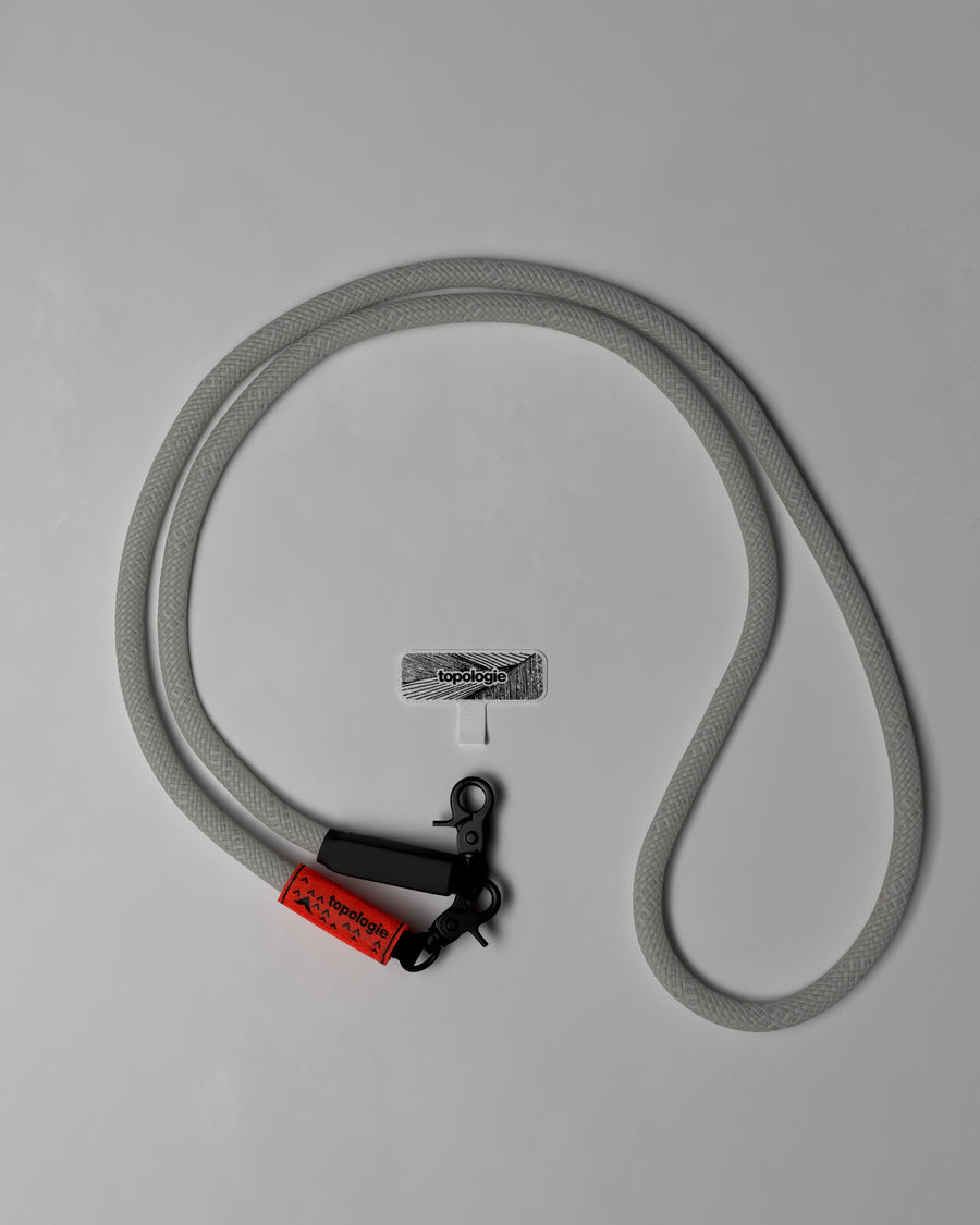 10mm Rope / Grey Reflective + Phone Strap Adapter