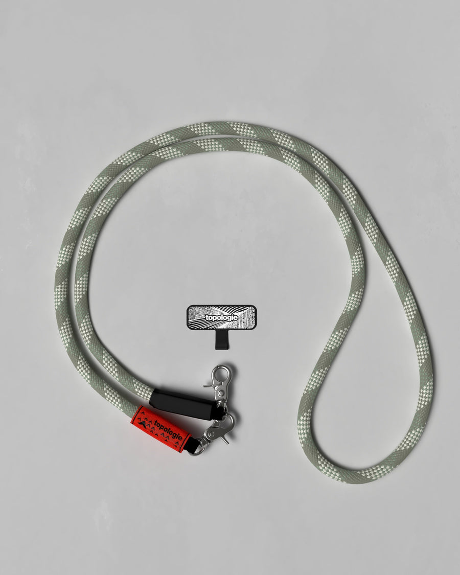 Phone Strap Adapter + 10mm Rope / Sage Patterned