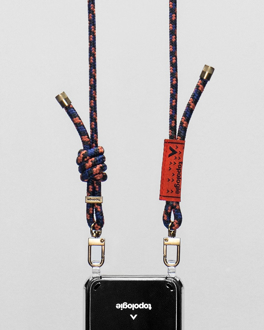 Verdon Phone Case / Clear / 6.0mm Navy Orange