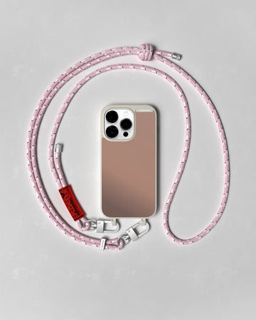 Bump Phone Case / Matte Moon / Rose Gold Mirror / 6.0mm Blush Reflective