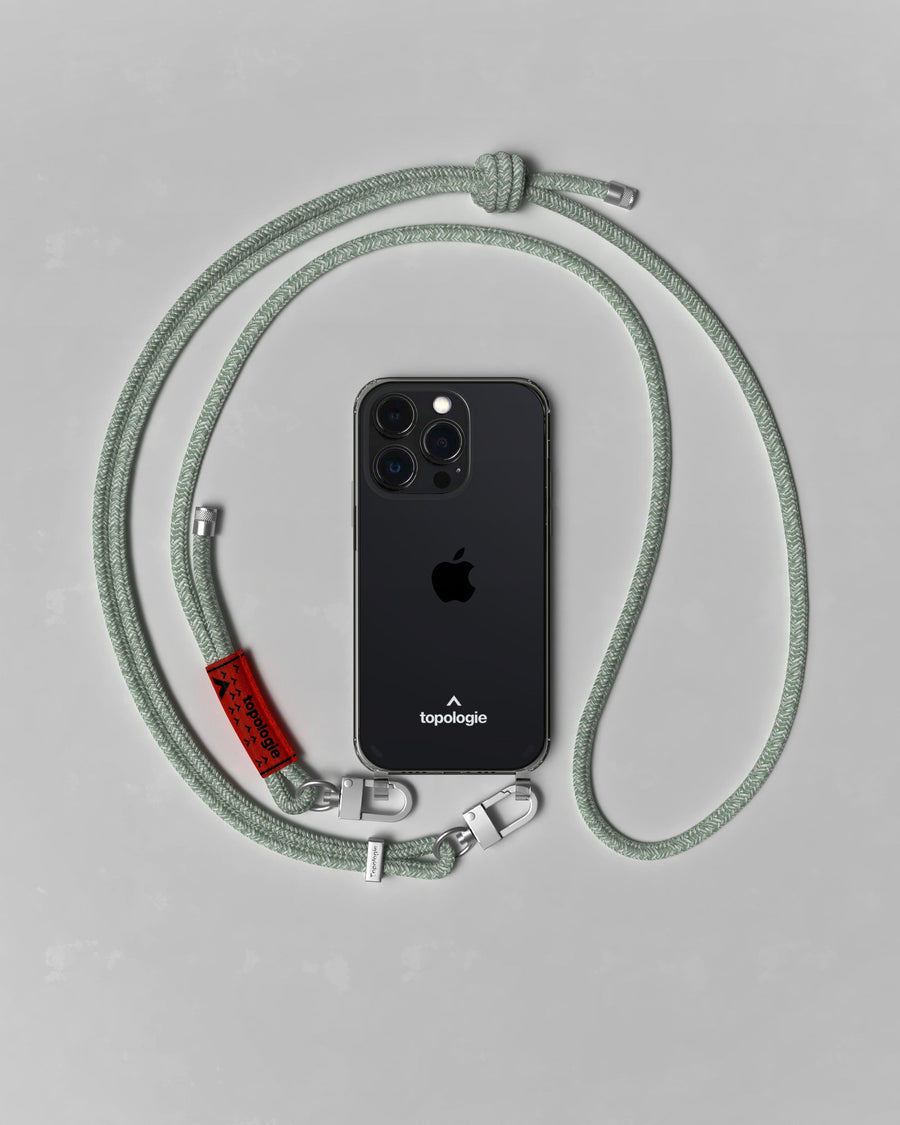 Verdon Phone Case  / Clear / 6.0mm Sage Melange
