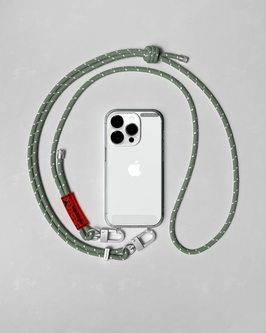 Bump Phone Case / Clear / 6.0mm Sage Reflective