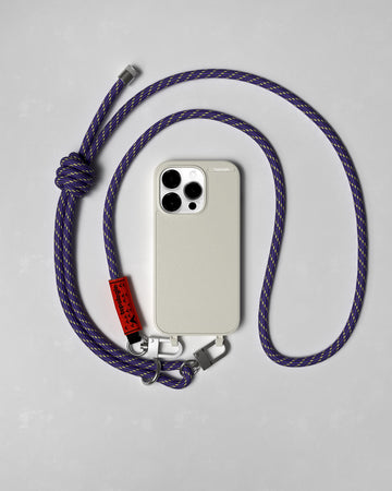 Bump Phone Case / Matte Moon / Moon / 8.0mm Black Purple
