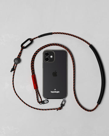 Verdon Phone Case / Clear / 3.0mm Black Patterned