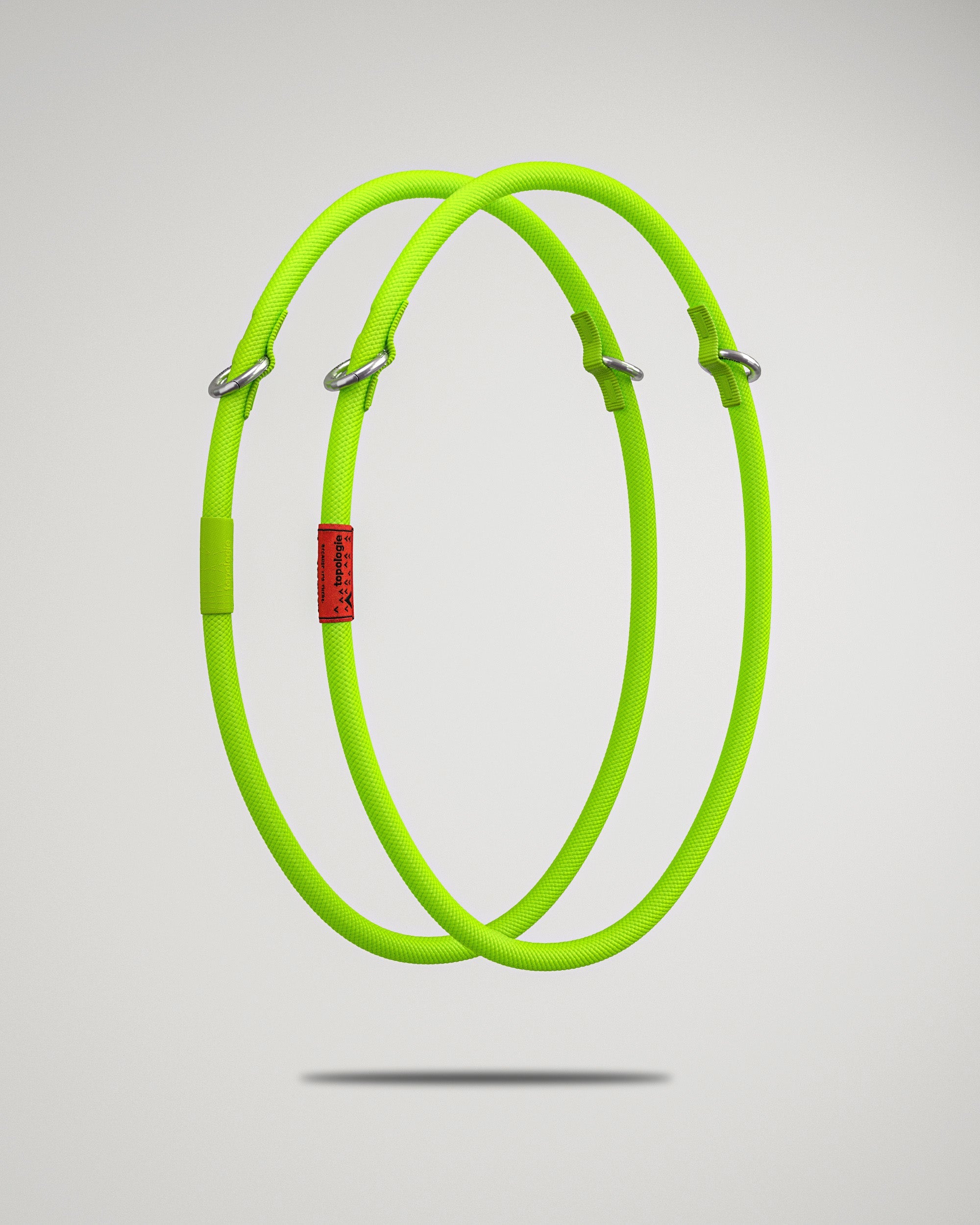 Yellow Mini Loop 10mm Rope Loop / Neon Yellow Solid – Topologie EU