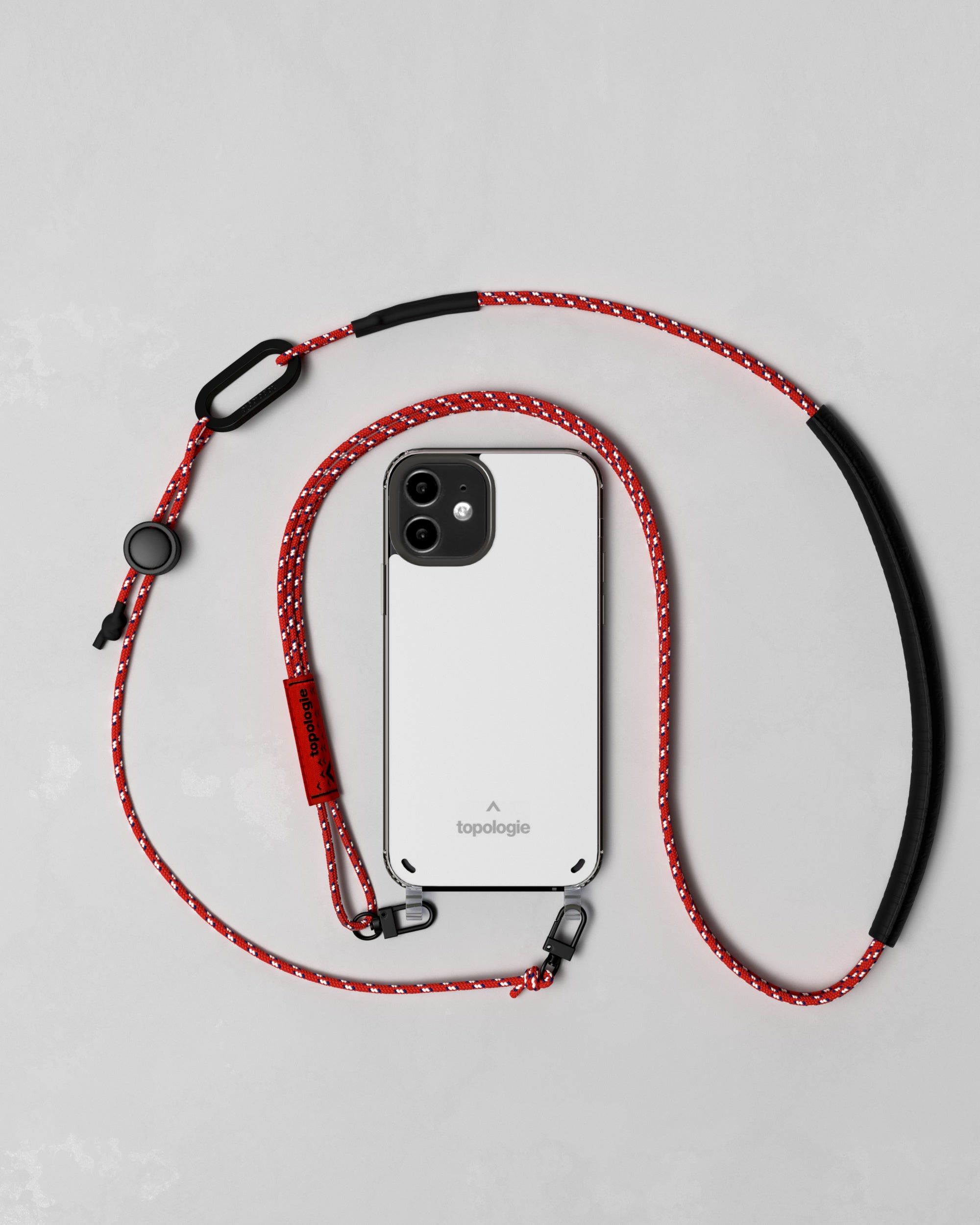 Verdon Phone Case / Dark Mirror / 3.0mm Red Patterned