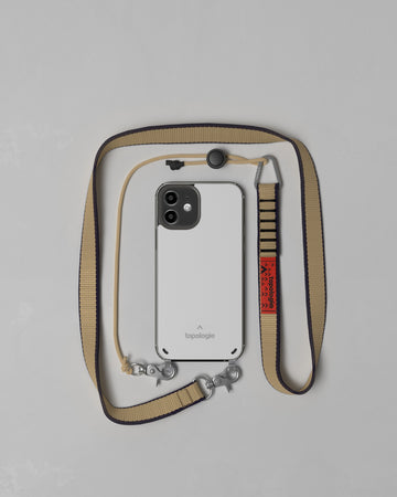Verdon Phone Case / Dark Mirror / 20mm Khaki