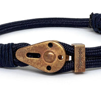 Yosemite / Navy Solid / Raw Brass
