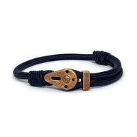 Yosemite / Navy Solid / Raw Brass